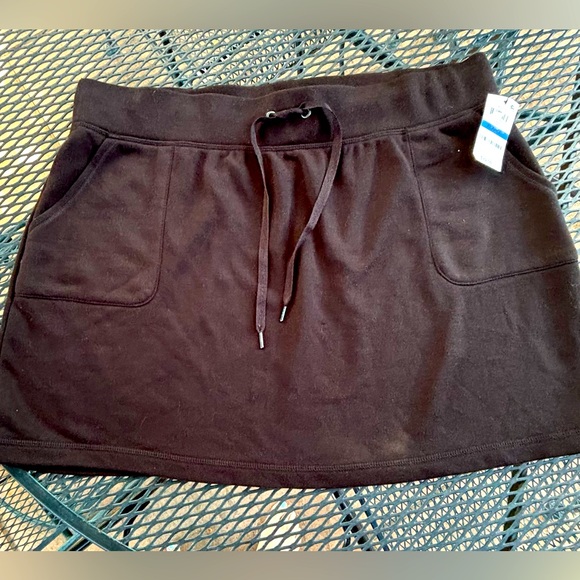 NWT Ideology Mini Athletic Skirt Black Drawstring Sz XL - Picture 10 of 10